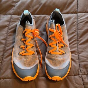 Men's Athletic Shoes - Orange and Gray size 12 brand new